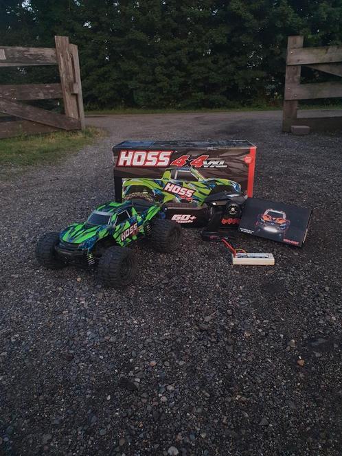 Traxxas hoss 4x4 met veel upgrades (moet weg!!), Hobby en Vrije tijd, Modelbouw | Radiografisch | Auto's, Zo goed als nieuw, Auto offroad