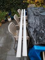 Witte houten Plinten, Doe-het-zelf en Verbouw, Plinten en Afwerking, Overige materialen, Gebruikt, Ophalen of Verzenden, 200 tot 250 cm