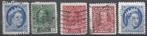 perf 0245 perfin canada perforatie oud, Postzegels en Munten, Postzegels | Amerika, Verzenden, Noord-Amerika, Gestempeld