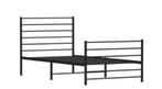 1persoons bed nieuw in doos, Ophalen, 90 cm, Eenpersoons, Zwart