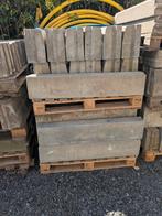 Betonbanden / Stoep/ trottoir / paarden rijbak10x30x100cm, Ophalen, Gebruikt, Beton
