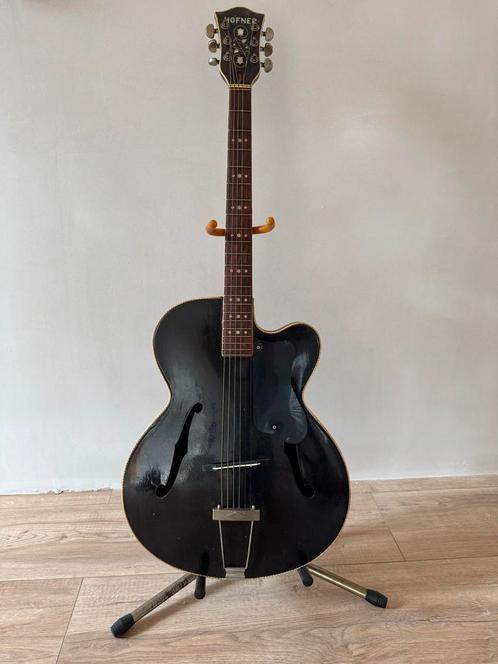 Vintage Höfner Archtop Gitaar, Muziek en Instrumenten, Snaarinstrumenten | Gitaren | Akoestisch, Gebruikt, Overige typen, Ophalen