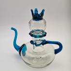 Murano ? Glas theepot blauw olie antiek object, Antiek en Kunst, Antiek | Glas en Kristal, Ophalen of Verzenden