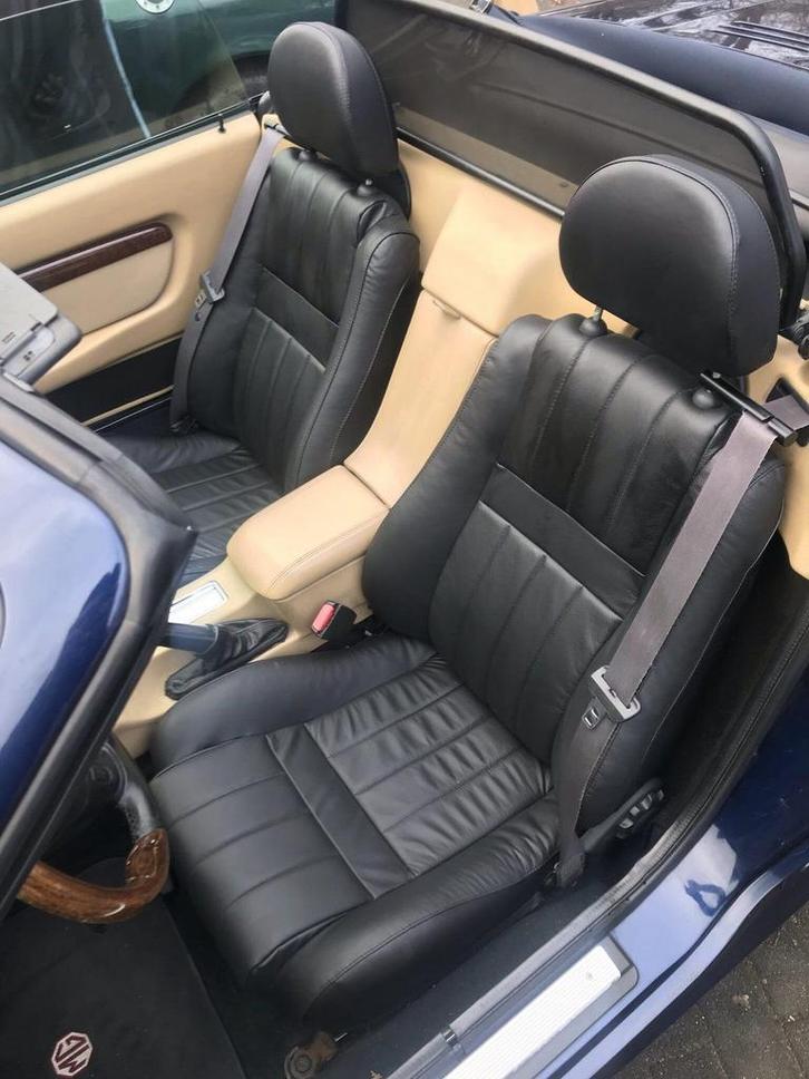 mg f mgf mg tf mgtf zwarte leren stoelen nieuw, Auto-onderdelen, Interieur en Bekleding, Nieuw, Ophalen of Verzenden