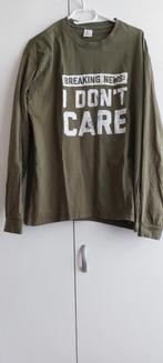 Mooie groene heren T-shirt/dunne trui maat XL, Kleding | Heren, Ophalen, Zo goed als nieuw, Maat 56/58 (XL), Groen