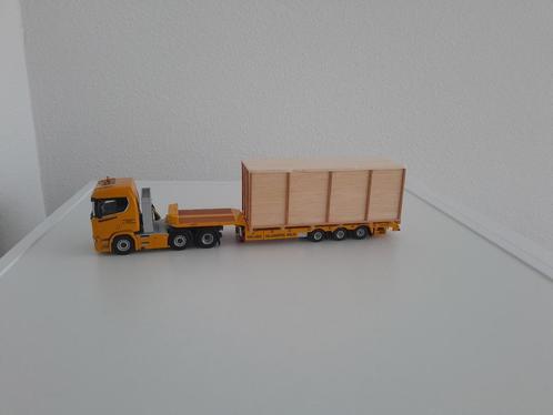 Scania CS20H van Nederhoff Transport met trailer en lading ., Hobby en Vrije tijd, Modelauto's | 1:50, Nieuw, Bus of Vrachtwagen
