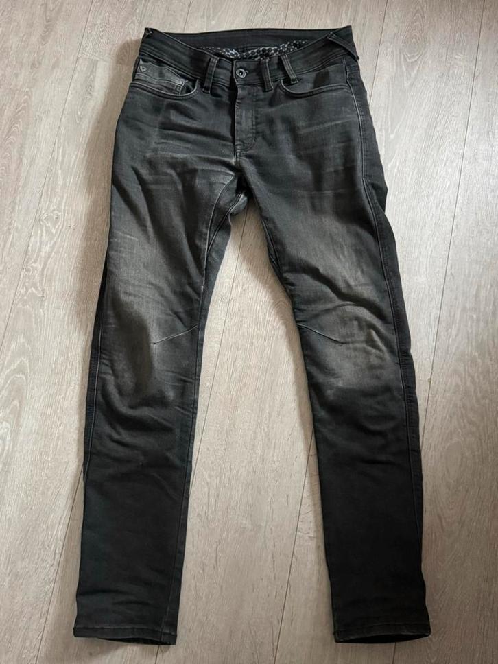 Revit Detroit Motorbroek W30 - Met Protectoren, Kleding | Heren, Broeken en Pantalons, Zo goed als nieuw, Overige maten, Zwart