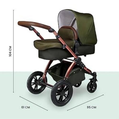 Stroller kinderwagen Stomp V4 combi met Isofix Ickle Bubba, Kinderen en Baby's, Kinderwagens en Combinaties, Gebruikt, Combiwagen