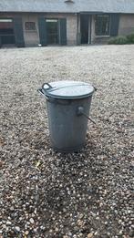 Mooie zinken vintage vuilnisbak Ridderkerk, Huis en Inrichting, Woonaccessoires | Prullenbakken, Ophalen, Zo goed als nieuw, Minder dan 50 cm
