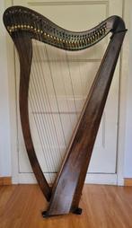 Aoyama 120A harp (34 snaren) met stemsleutel, transporthoes, Ophalen, Gebruikt