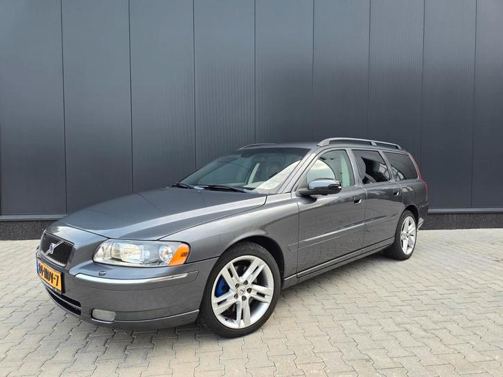 Volvo V70 2.4 D5 2006 Grijs APK JULI 2026✅️ BOMVOL OPTIES, Auto's, Volvo, Bedrijf, V70, ABS, Airbags, Airconditioning, Alarm, Boordcomputer