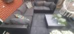 Loungesets antraciet met kussen en tafel, Tuin en Terras, Ophalen, Gebruikt