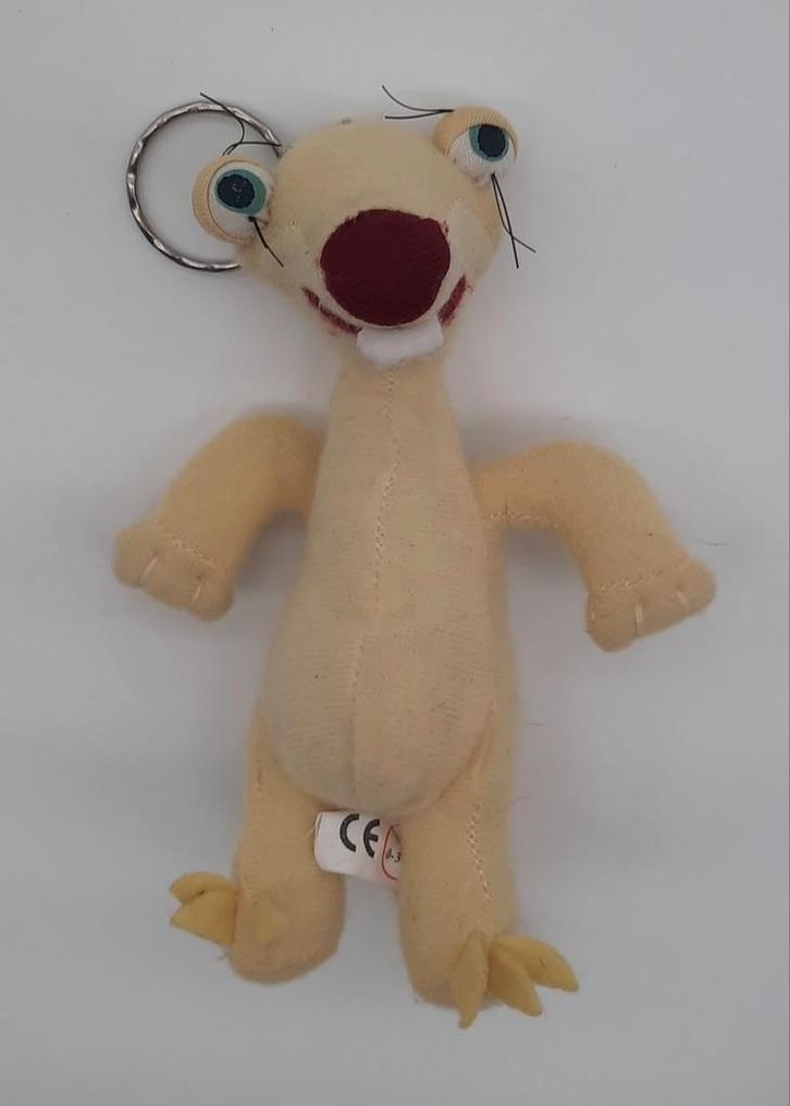 Ice Age Sid knuffel sleutelhanger ca. 16cm hoog, Kinderen en Baby's, Speelgoed | Knuffels en Pluche, Gebruikt, Overige typen, Ophalen of Verzenden