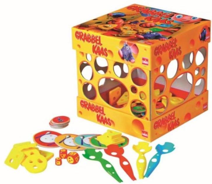 Goliath Grabbelkaas spel muis kaas spel, Hobby en Vrije tijd, Gezelschapsspellen | Bordspellen, Nieuw, Een of twee spelers, Drie of vier spelers