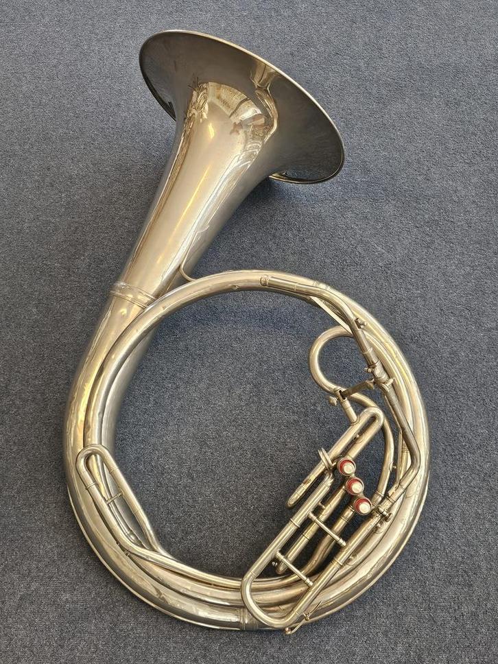 Gebr. De Prins Antwerpen Bes Helicon Tuba Sousafoon, Muziek en Instrumenten, Blaasinstrumenten | Overige, Gebruikt, Koperblazer