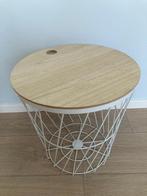 Opbergmand bijzettafeltje / mand tafeltje, Minder dan 45 cm, Minder dan 55 cm, Rond, Ophalen of Verzenden