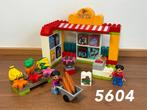 Duplo supermarkt 5604 (compleet) 1, Kinderen en Baby's, Speelgoed | Duplo en Lego, Ophalen of Verzenden, Zo goed als nieuw, Complete set