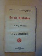 W. Aalders - Groote mystieken Ruusbroec, Boeken, Ophalen of Verzenden, Gelezen