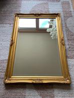 Antieke schouw spiegel met gouden lijst, Antiek en Kunst, Ophalen, Rechthoekig, 50 tot 100 cm, Minder dan 100 cm