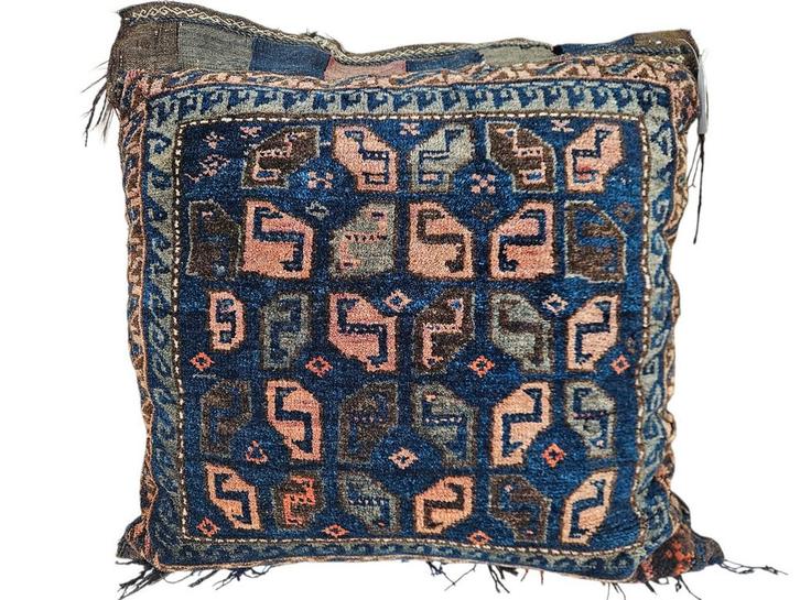 Handmade Persian wool Beloutch Cushion Tribal 65x75x20cm, Huis en Inrichting, Woonaccessoires | Kussens, Zo goed als nieuw, Overige kleuren