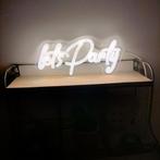 Neon LED verlichting mini 'Let's Party' warm wit, Nieuw, Ophalen of Verzenden, Lichtbak of (neon) lamp