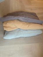 3 Linnen mooie zware kwaliteit Hoeslakens 160x200, Overige kleuren, Hoeslaken of Sloop, Tweepersoons, Ophalen of Verzenden