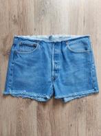Vintage 90s Levis 501xx oversized denim shorts USA made, Blauw, Ophalen of Verzenden, W30 - W32 (confectie 38/40), Levi’s