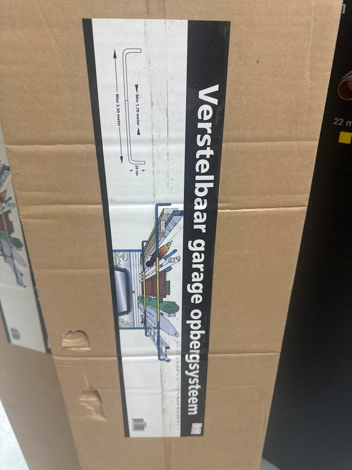 Verstelbaar garage opbergsysteem, Caravans en Kamperen, Windschermen, Nieuw, Uittrekbaar, Ophalen of Verzenden