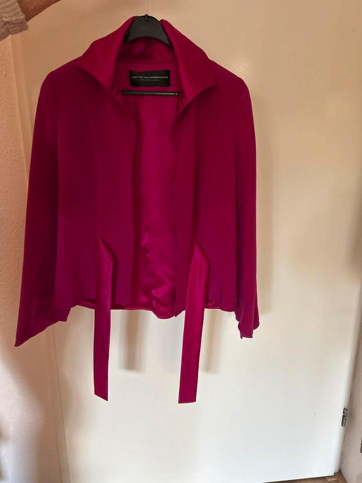 Roze Jasje - Addy van den Krommenacker, Kleding | Dames, Jasjes, Kostuums en Pakken, Zo goed als nieuw, Jasje, Maat 38/40 (M)