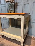 Mooie landelijke bijzet tafel sidetable dressoir, Ophalen of Verzenden, Zo goed als nieuw, 25 tot 50 cm, Rechthoekig