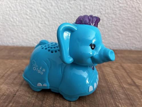 Vtech Zoef Zoef dieren Olga Olifant in PRIMA staat., Kinderen en Baby's, Speelgoed | Vtech, Gebruikt, 6 maanden tot 2 jaar, Ophalen of Verzenden
