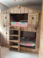 steigerhout Huisjesbed stapelbed boomhut bed kinderbed hout, Ophalen of Verzenden
