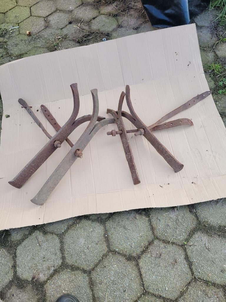 4 Oude muurankers, Antiek en Kunst, Ophalen of Verzenden