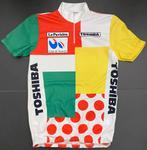 Wielershirt Combine TOUR DE FRANCE–Toshiba-Le Parisien–’80’s, Ophalen of Verzenden, Overige typen