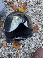 Fashion scooter helm zwart maat m, Fietsen en Brommers, Ophalen, Gebruikt, Medium, Nau Fashion