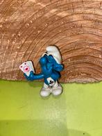 Smurfen smurf met kaarten, Ophalen of Verzenden, Gebruikt, Verschillende Smurfen