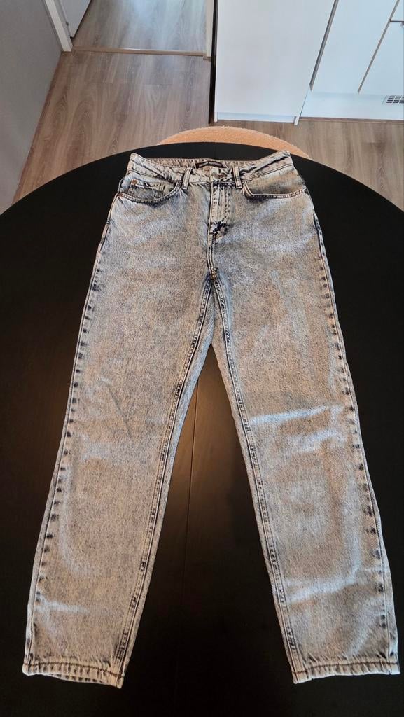 Distrikt Norrobro Spijkerbroek Maat W28/L28, Ophalen of Verzenden, Zo goed als nieuw, Blauw, W28 - W29 (confectie 36)