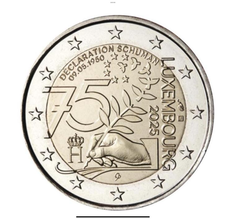 Speciale aanbieding Luxemburg 2025 en vele andere UNC, Postzegels en Munten, Munten | Europa | Euromunten, Losse munt, 2 euro