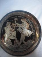 Grieks ROND DOOSJE + DEKSEL, man/vrouw, Ophalen of Verzenden