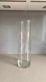 Grote cilindervaas, Ophalen of Verzenden, Gebruikt, Glas, 50 tot 75 cm