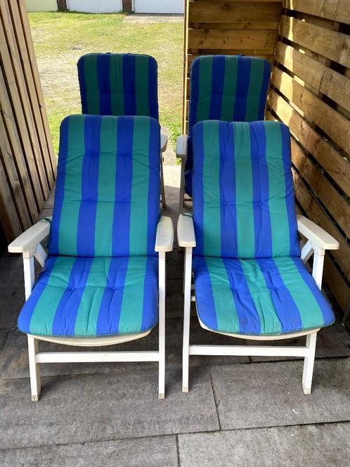 Luxe Kettler 'Garden-Master' tuinstoel - Duits fabricaat, Tuin en Terras, Tuinstoelen, Gebruikt, Kunststof, Inklapbaar, Verstelbaar