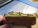 2vaks rundleren damesportemonnee,cognac,nieuw,stunt €25nu€7=, Sieraden, Tassen en Uiterlijk, Portemonnees, Bruin, Esprit, Nieuw