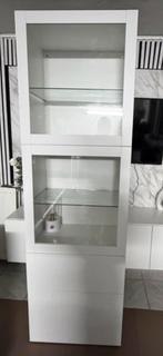 Nette vitrage kast, Huis en Inrichting, Kasten | Vitrinekasten, Ophalen, Gebruikt, 25 tot 50 cm, 150 tot 200 cm