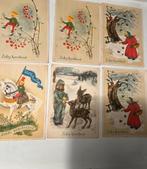 Oude Kerstkaarten - voor het kind.  6 dtuks., Diversen, Kerst, Ophalen of Verzenden