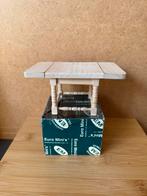 Tafel inklapbaar - hxbxd 6x12.5x8 - blank hout, Ophalen of Verzenden, Zo goed als nieuw, Poppenhuis