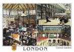 Ansichtkaart	London (Engeland)	Covent Garden	3-luik, Verzamelen, Ansichtkaarten | Buitenland, Verzenden, 1980 tot heden, Gelopen