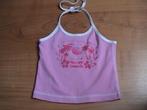 Roze top met opdruk van strand, palmbomen, zon maat 116, Ophalen of Verzenden, Gebruikt, Meisje, Shirt of Longsleeve