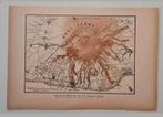 Antieke Kaart van de Vesuvius (ca. 1860-1880), Antiek en Kunst, Ophalen of Verzenden