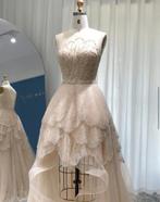 Galajurk avondjurk feestjurk cocktailjurk bruiloft maat 36, Kleding | Dames, Galajurk, Beige, Ophalen of Verzenden, Zo goed als nieuw