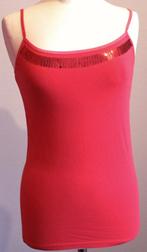 Nieuwe roze top, pailletjesrand. Maat XL, Maat 46/48 (XL) of groter, Nieuw, Ophalen of Verzenden, Roze